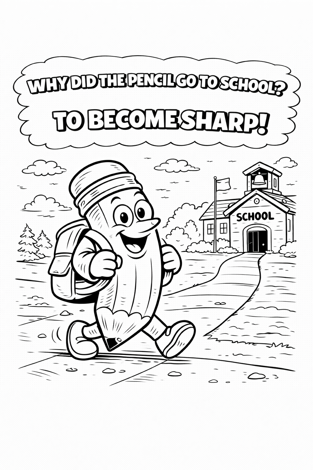 Funny Kids Joke Book Coloring Book - Image 4
