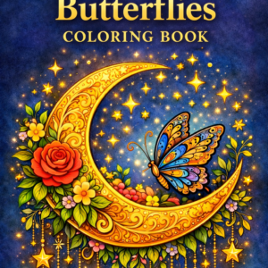 Enchanted Butterfly Coloring Book-Printable PDF